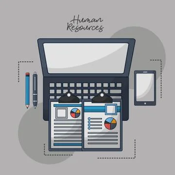 Human resources related Stock Illustration