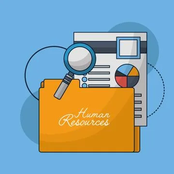 Human resources related Stock Illustration