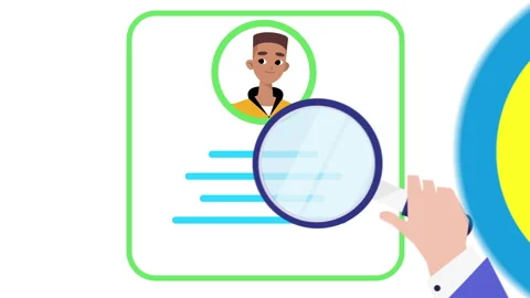 Human Resources Searching Best Workers On Business Platforms Stock Footage 281559201