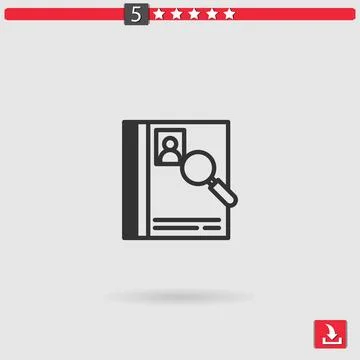 Human resources vector icon Illustrazione stock