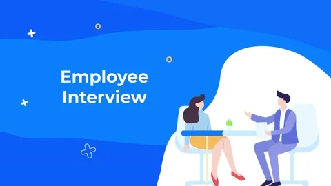 Human Resourses - Employee Interview Stock Footage 153279442