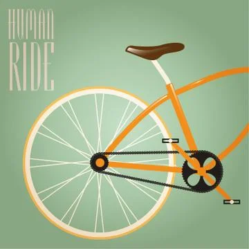 Human ride Stock Illustration