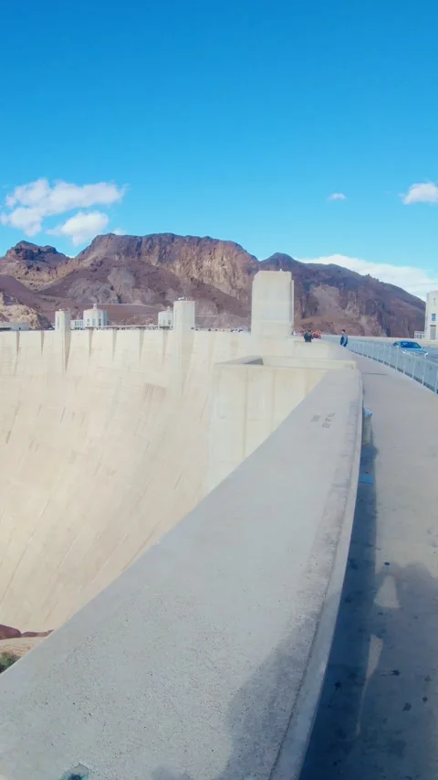 Human Scale Confronts Monumental Power In Vertical Desert Engineering Stock Footage 326371188