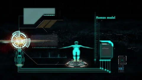 Human scan camera move 11 Stock Footage 148901770