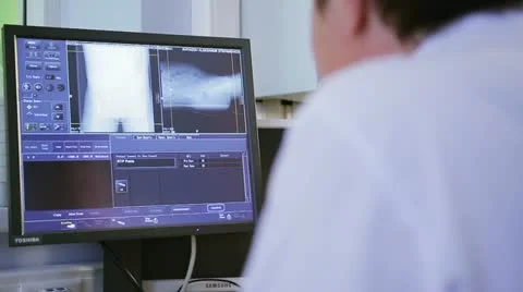 Human scan in a tomograph 4 Stock Footage