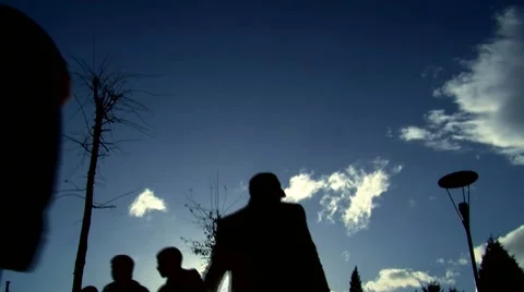 Human shadow  (11) Stock Footage 8954712