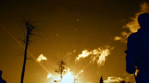 Human shadow  (12) Stock Footage 8954715