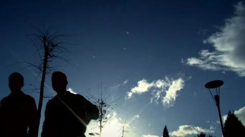 Human shadow  (13) Stock Footage 8954718