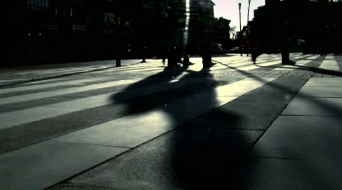 Human shadow  (14) 動画素材 8954730