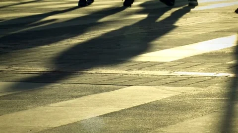 Human shadow  (16) Stock Footage 8954754