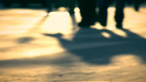 Human shadow  (2) Stock Footage 8954600