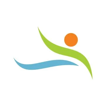 Human Shape Logo Template Illustration Design. Vector EPS 10. Stock Illustration