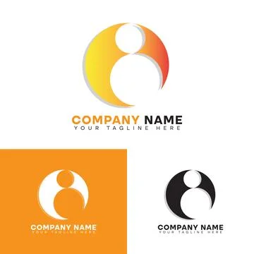 Human sign circle Stock Illustration