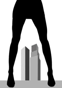 Human silhouette Stock Illustration