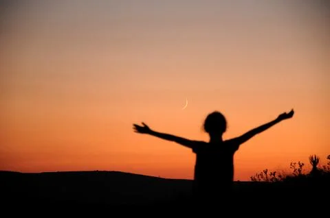 Human siluet Foto stock