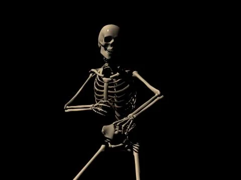 Human Skeleton Stock-Illustration