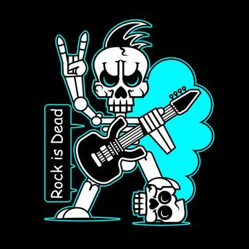 Human skeleton posing isolated over black background vector Stock Illustration