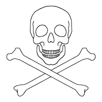 Human skeleton set. Stock Illustration