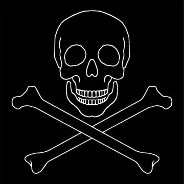 Human skeleton set. Stock Illustration