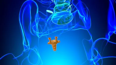 Human Skeleton Vertebral Column Coccyx or tail bone Anatomy 库存插图