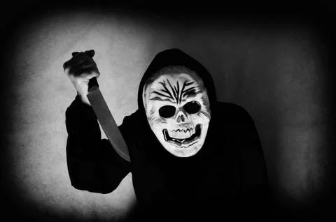 Human skull mask Stock Photos