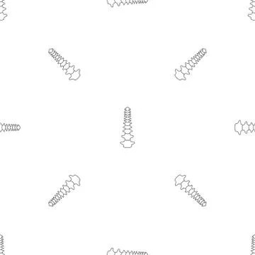 Human spine pattern seamless vector Stock Illustration