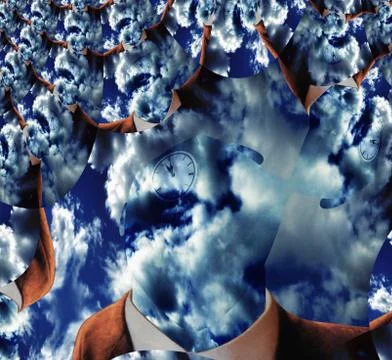 Human surreal Stock Illustration