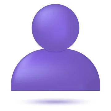 Human symbol 3d icon Stock Illustration