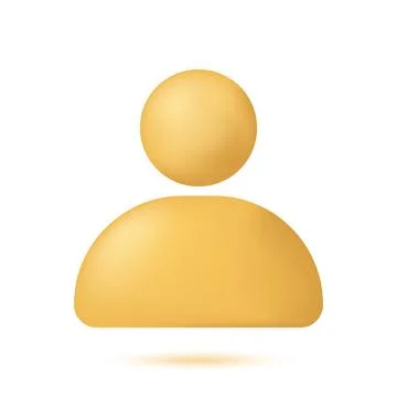 Human symbol 3d icon Illustrazione stock