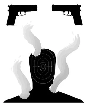 Human target Stock Illustration