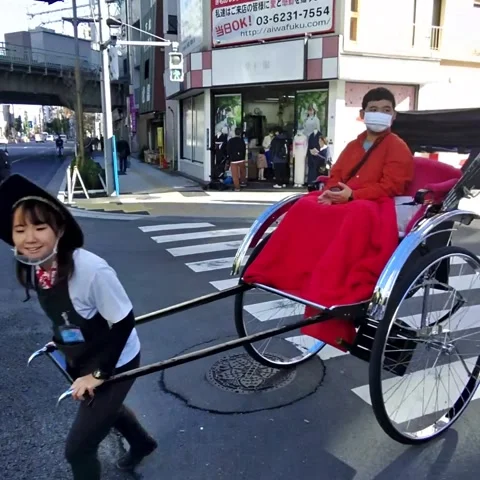 Human taxi Stock Footage 236265944