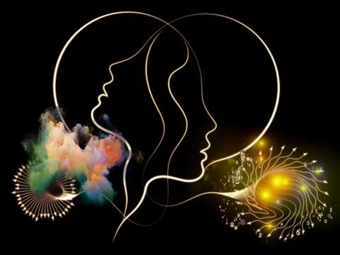 Human Technologies Stock Illustration