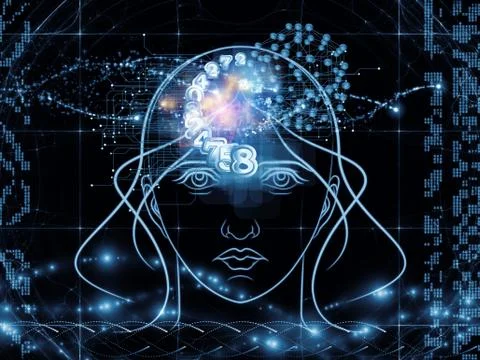 Human technology Stock Illustration