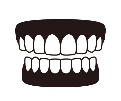 Human teeth model icon, vector illustration 스톡 일러스트
