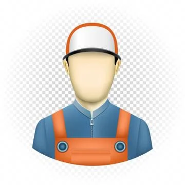 Human template mechanic Stock Illustration