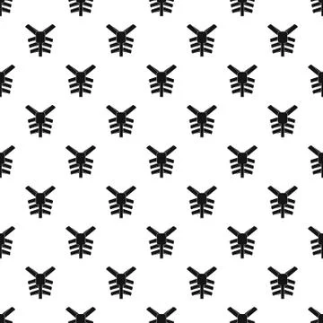 Human thorax pattern vector Stock Illustration