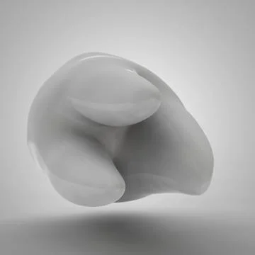 Human tooth 3D render Stock Illustration