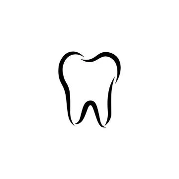 Human tooth sign icon. Vector illustration eps 10 Stock Illustration