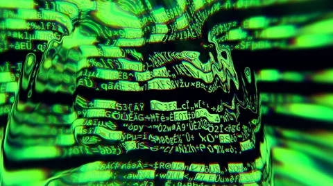 Human trapped in the matrix Stock Footage 45646668