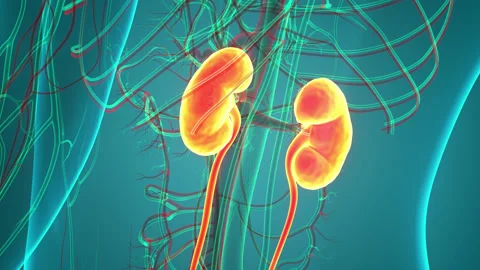 Human Urinary System Kidneys Anatomy Ani... | Stock Video | Pond5