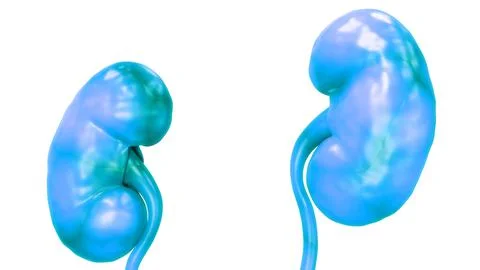 Human Urinary System Kidneys Anatomy Stock Illustration