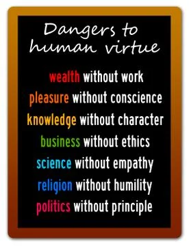 Human virtue Stock Illustration