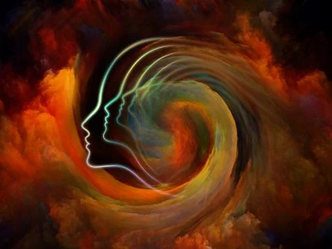 Human Vortex 스톡 일러스트