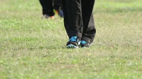 Human Walking Gait Stock Footage 46625967