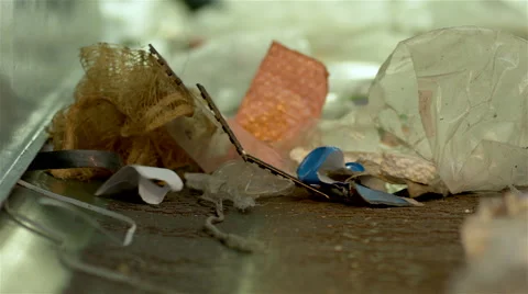 Human waste treatment center: garbage separation and treatment. Recycling center 스톡 동영상 63397437