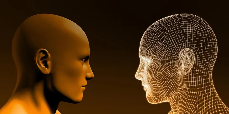 Human Wireframe Stock Illustration