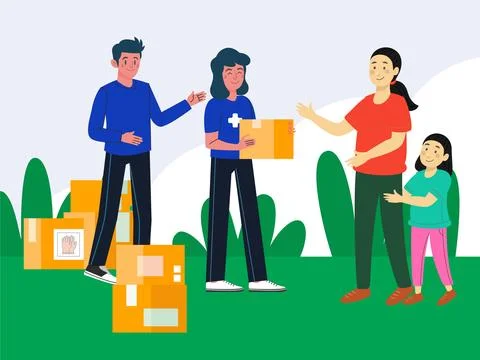 Humanitarian Concept Illustration Stock Illustration