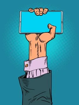 Humanity dependence on technology and the Internet. An important component of Stock Illustration