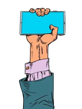 Humanitys dependence on technology and the Internet. An important component of Stock Illustration