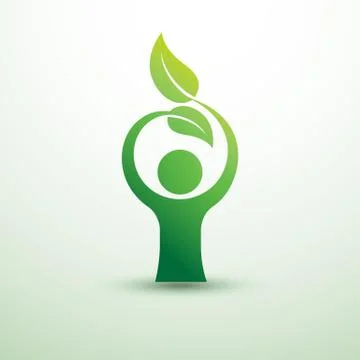 Humanl tree Stock Illustration